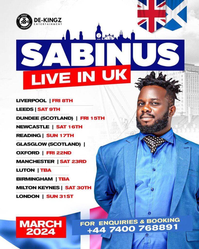 Sabinus Live in UK